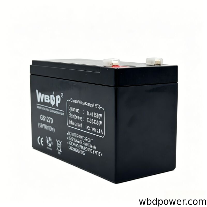 7AH 12V AGM Battery Black Lead Acid Battery For UPS Security Alarm Emergency System Medical Equipment