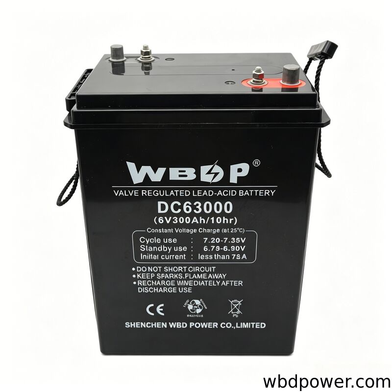 300Ah 6V AGM Battery Maintenance Free Deep Cycle VRLA Battery Rechargeable For Electric-Bike / Golf Cart