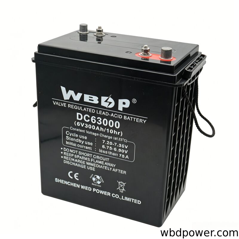 300Ah 6V AGM Battery Maintenance Free Deep Cycle VRLA Battery Rechargeable For Electric-Bike / Golf Cart