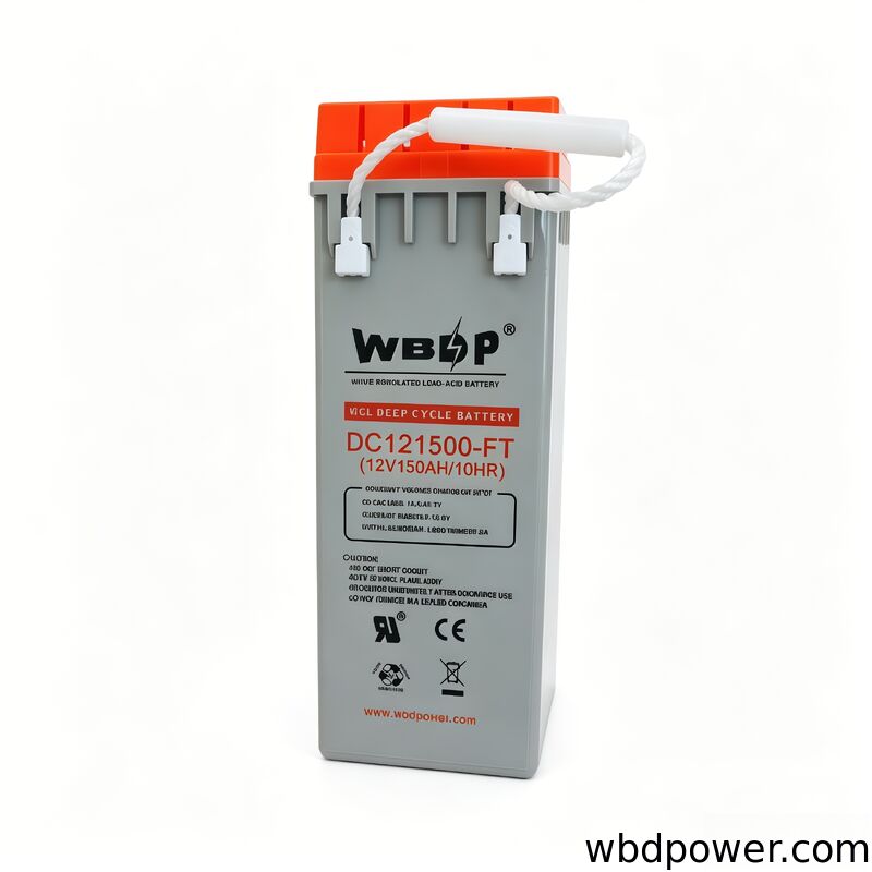 Customizable 12V 150AH Battery Slim Gel Deep Cycle Batteries For Telecom Cabinet / UPS Racks