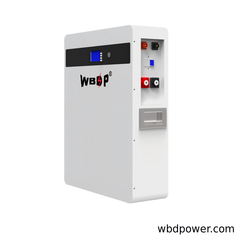 Wall Mounted Lithium LiFePo4 Battery 51.2V 100Ah 5.12kWh Home Solar Storage Battery