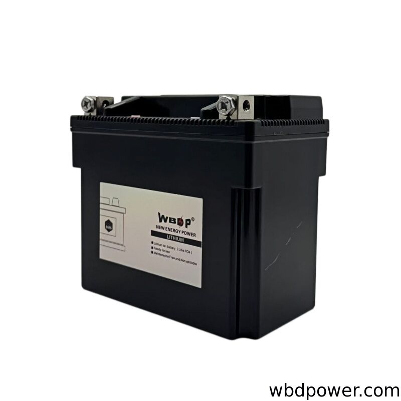 Rechargeable Lithium Motorcycle Battery 12.8V 6AH Lithium Ion Motorcycle Battery For Motorcycle Starting