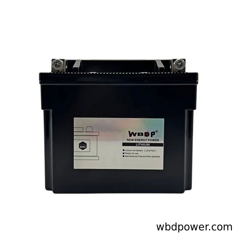Rechargeable Lithium Motorcycle Battery 12.8V 6AH Lithium Ion Motorcycle Battery For Motorcycle Starting