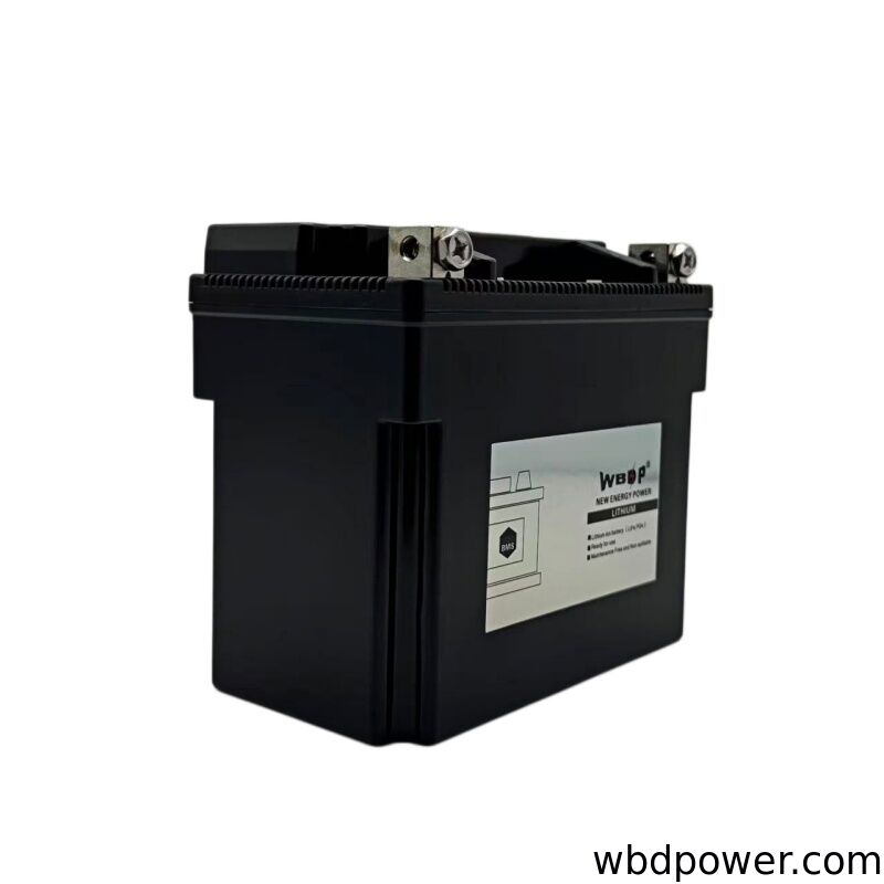 Rechargeable Lithium Motorcycle Battery 12.8V 6AH Lithium Ion Motorcycle Battery For Motorcycle Starting