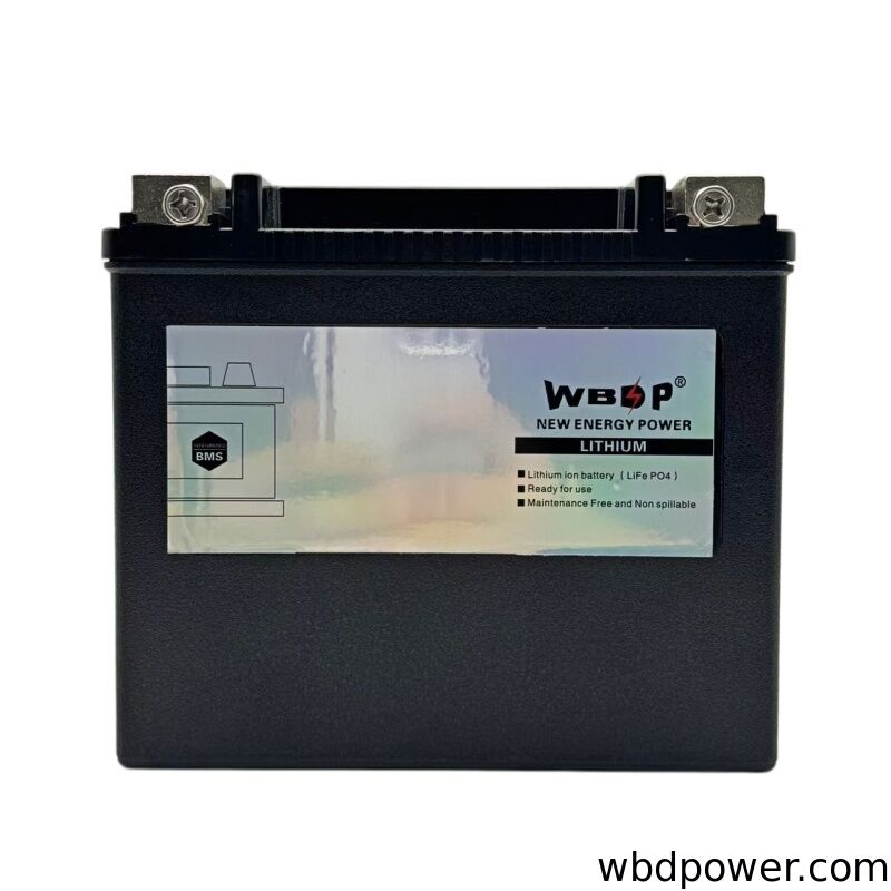 Maintenance Free LFP Motorcycle Battery 12.8V 12AH Motorcycle Starter Battery Lightweight