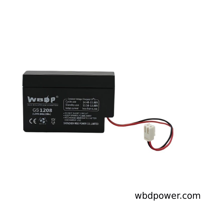 0.8AH 12V AGM Battery Slim Mini Lead Acid Battery For UPS Solar Power Alarm System Security Cars Toy