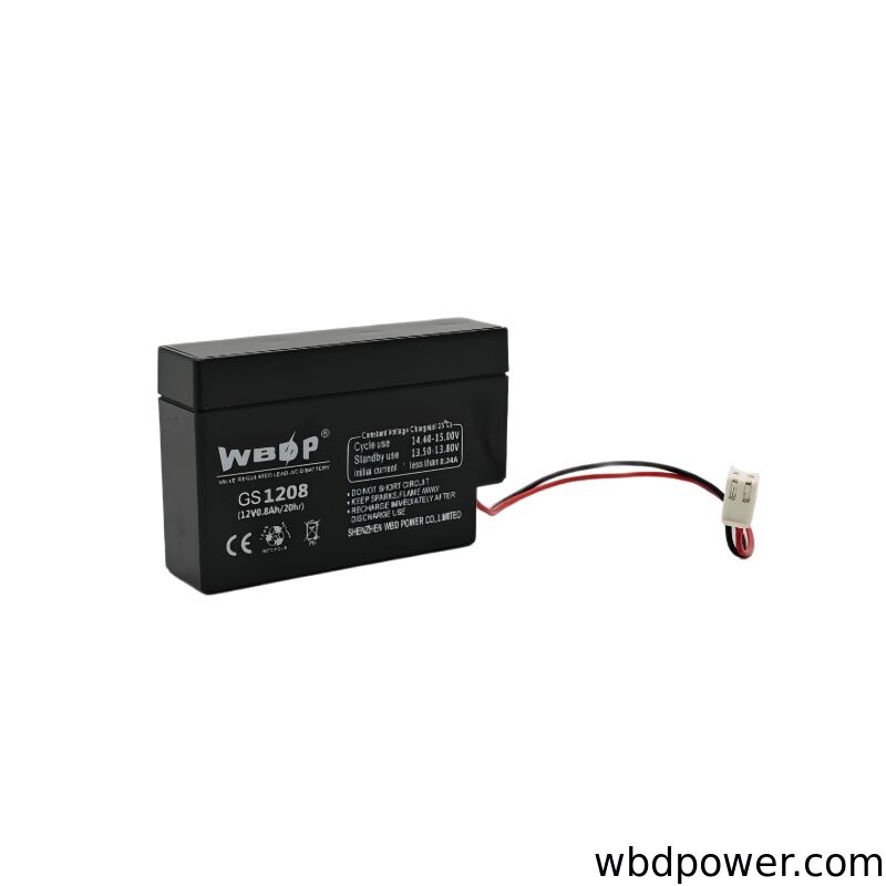 0.8AH 12V AGM Battery Slim Mini Lead Acid Battery For UPS Solar Power Alarm System Security Cars Toy