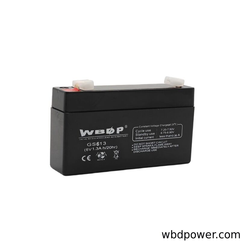 Gel 6V 1.3Ah Battery Deep Cycle Maintenance Free AGM Battery Lightweight For Alarm / Security Systems
