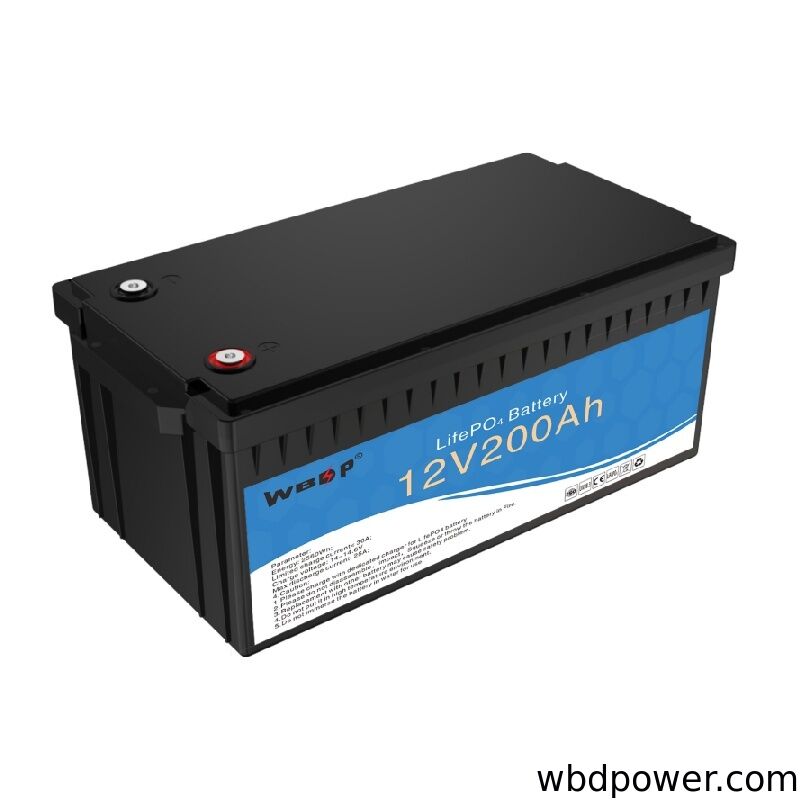 2560Wh 12.8V 200Ah LiFePO4 Battery Compact  Deep Cycle LiFePO4 Battery For Off Grid