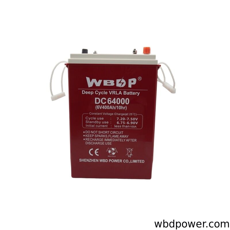 Deep Cycle 6V 400Ah Battery Lead Acid VRLA AGM Battery For Golf Cart, Floor Cleaning Machine