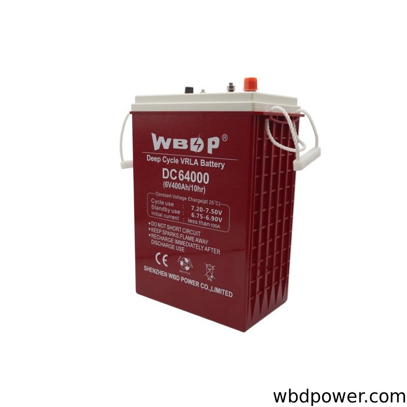 Deep Cycle 6V 400Ah Battery Lead Acid VRLA AGM Battery For Golf Cart, Floor Cleaning Machine