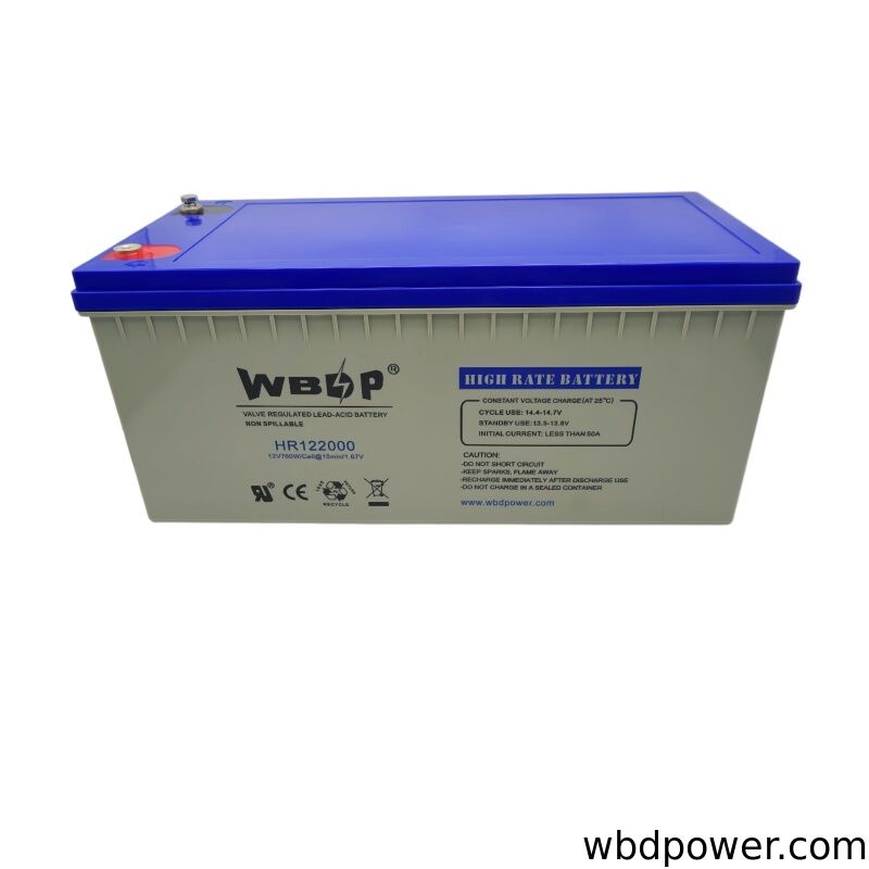 Fully Sealed 12V 200Ah AGM Battery High Rate SLA AGM Battery For Heavy Duty Electric Forklift