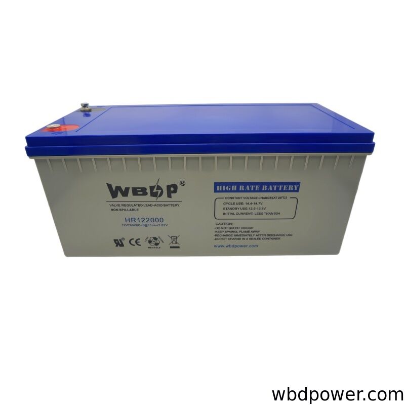 Fully Sealed 12V 200Ah AGM Battery High Rate SLA AGM Battery For Heavy Duty Electric Forklift