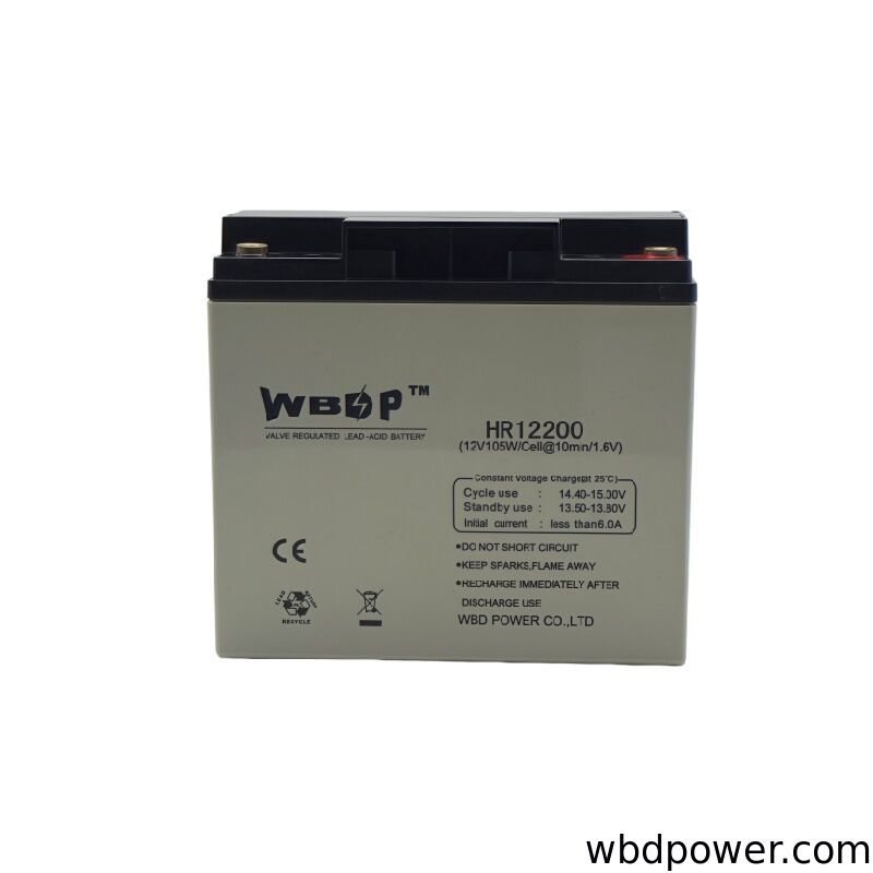 High Rate 12V 20AH Rechargeable Battery VRLA AGM Lead Acid Battery For UPS System / Security System
