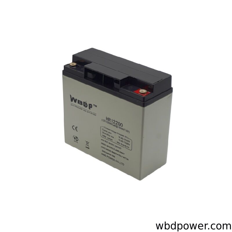 High Rate 12V 20AH Rechargeable Battery VRLA AGM Lead Acid Battery For UPS System / Security System