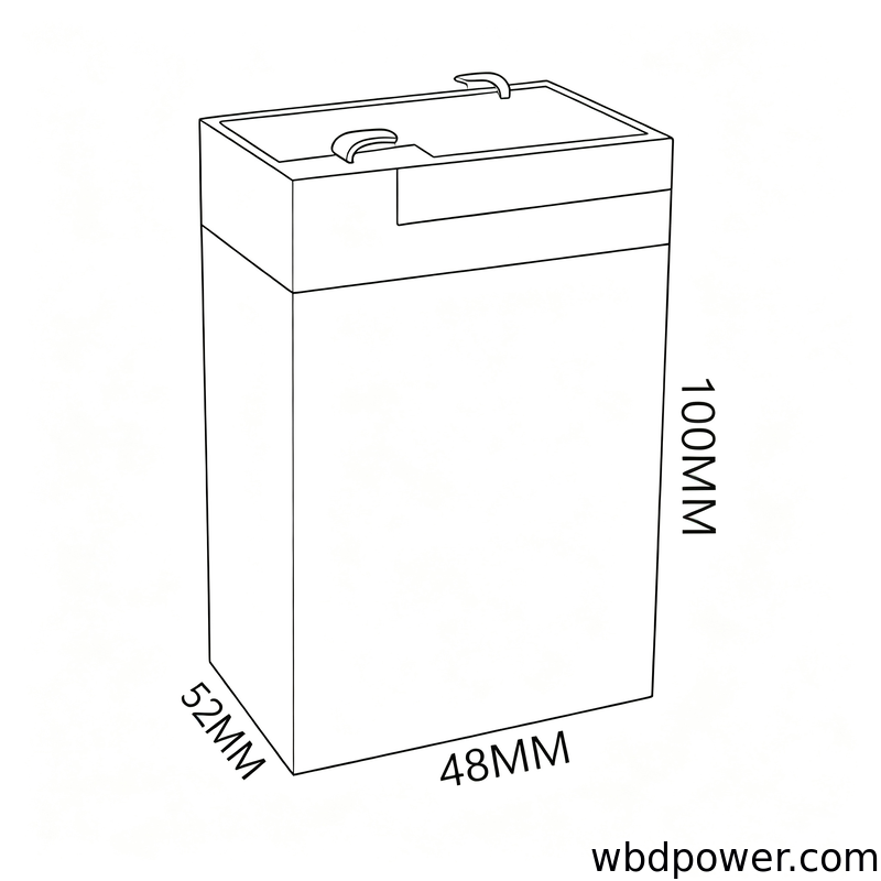 4V 4ah AGM VRLA Battery Customized Rechargeable Lead Acid Battery For Electronic Scale‌ Toy Car