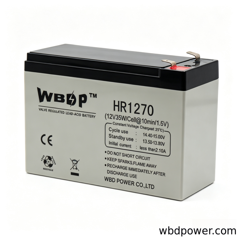 12V 7ah Lead Acid Rechargeable Battery High Rate Sealed Maintenance Free Battery For UPS
