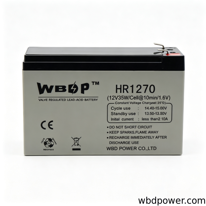 12V 7ah Lead Acid Rechargeable Battery High Rate Sealed Maintenance Free Battery For UPS