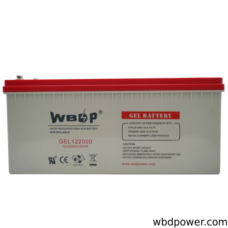 200AH 12V AGM Battery Long Life Deep Cycle Gel Battery For Solar Panels / Cars / UPS/ House