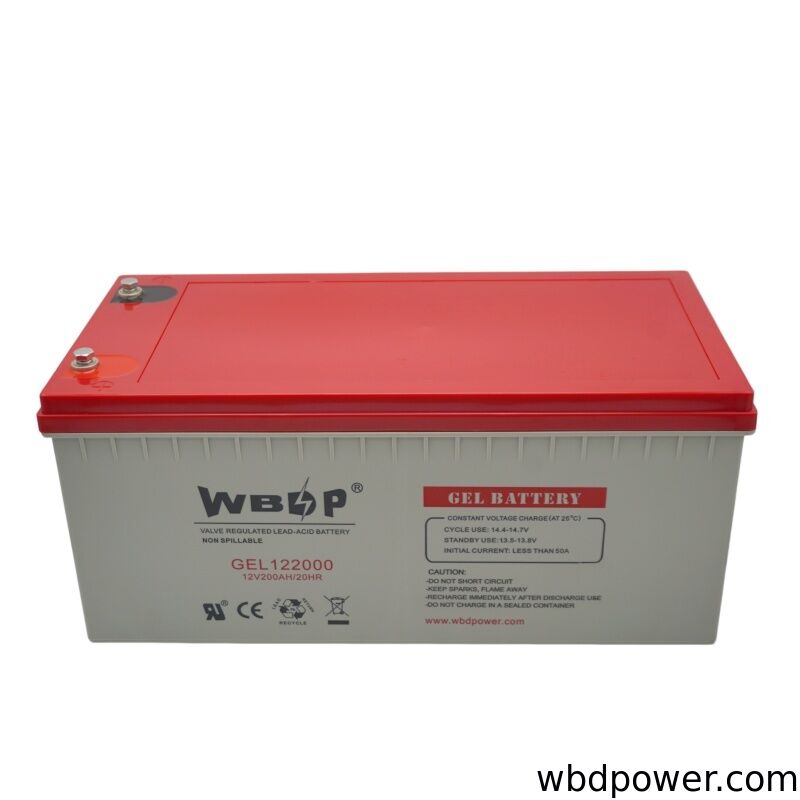 200AH 12V AGM Battery Long Life Deep Cycle Gel Battery For Solar Panels / Cars / UPS/ House
