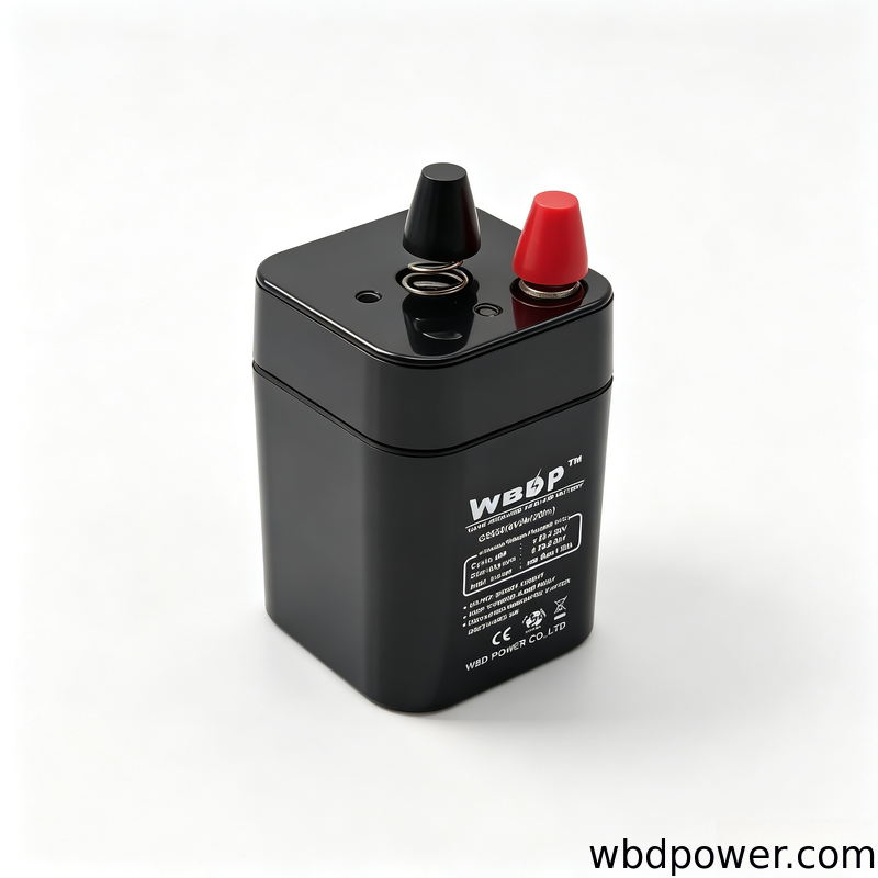 5Ah 6V AGM Battery Low Discharge Rate SLA VRLA Battery Leak Proof For Alarm System