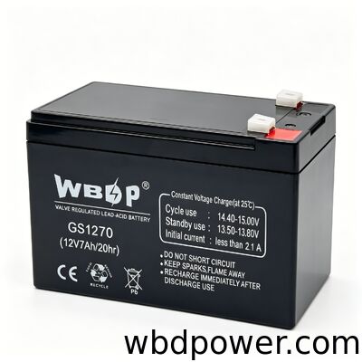 7AH 12V AGM Battery Black Lead Acid Battery For UPS Security Alarm Emergency System Medical Equipment
